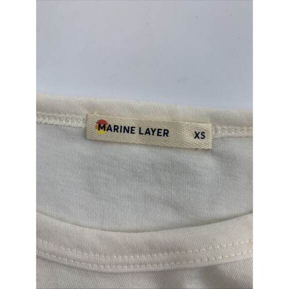 BOGO Marine Layer Graphic Tee Short Sleeves Red Pink Lips Crew Neck Womens XS - Picture 6 of 10